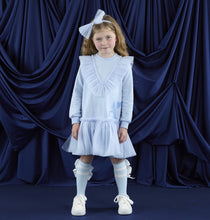 Load image into Gallery viewer, ADee AW25 Sweat Tulle Dress 716 Lacey Powder Blue