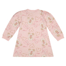 Load image into Gallery viewer, ADee AW24 Teddy Print Sweat Dress 710 Pink