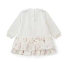 Load image into Gallery viewer, Little A AW25 Cupcake Print Frill Dress 307 Juliet Snow White