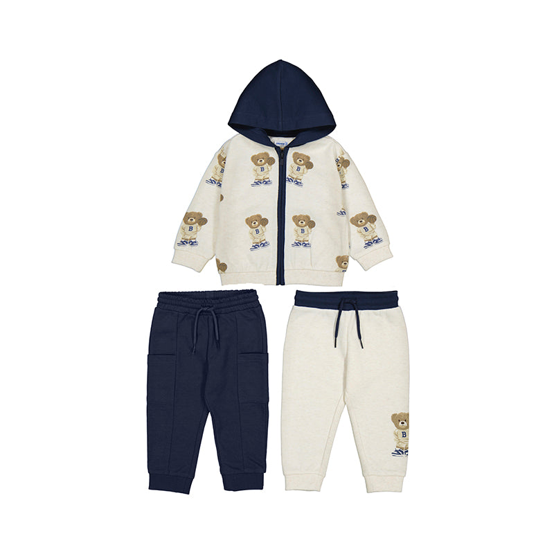 Mayoral AW25 3 Piece Print Tracksuit 2836 Blue