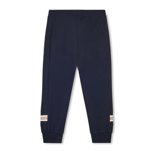 Mitch & Son Junior AW25 Embossed Crew Neck Tracksuit 605 Luis Black