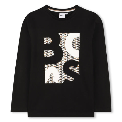 Boss AW25 Long Sleeved T-Shirt 362 Black