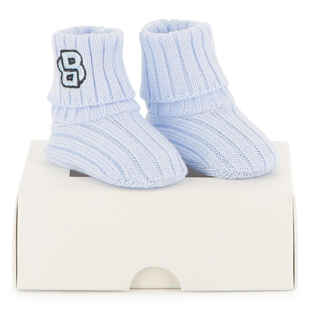 Boss AW25 Slipper Socks Pale Blue 720