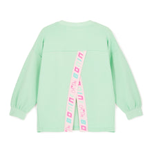 Load image into Gallery viewer, Bonini SS26 Logo SWEATSHIRT with Tape detail Miami Mint 508