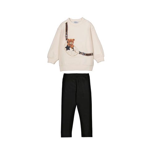 Mayoral AW25 Pullover Leggings Set 4727 Black