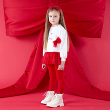 Load image into Gallery viewer, ADee AW26  Bonnie Tulle Legging Set 524 Red