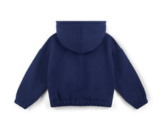 Load image into Gallery viewer, Bonini AW25 Logo Hoodie 007 Blue Navy Aspire