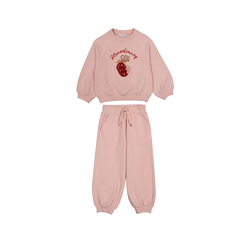 Mayoral AW25 Mini Girls Tracksuit Nude 4893