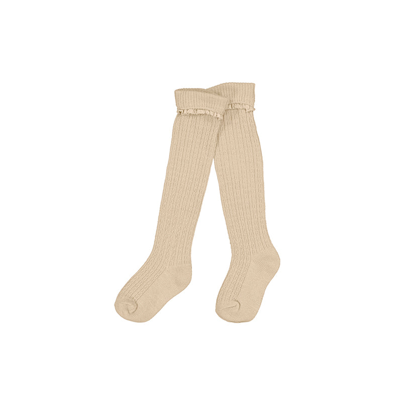 Mayoral AW24 Mini Girl Socks 10807 Sand