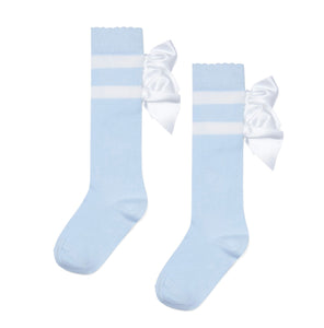 ADee AW25 Knee High Double Bow Socks 924 Maeve