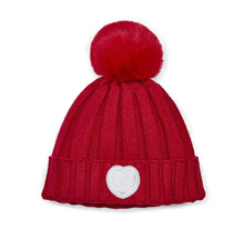 Load image into Gallery viewer, ADee AW25 Pom Pom Knitted Hat Mallory 909 Red