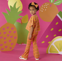 Load image into Gallery viewer, ADee SS26 Thea Zig Zag Flare Set 531 Bright Pink