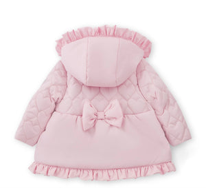 Little A AW25 Heart Ebroidery Puff Hooded Jacket Kaia 303