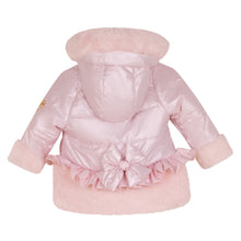 Load image into Gallery viewer, Little A AW24 Faux Fur Padded Jacket Honey 301 Baby Pink