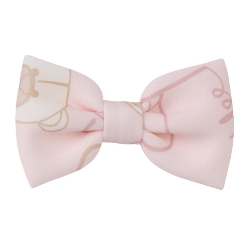 ADee AW24 Teddy Print Bow Hair Clip