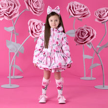 Load image into Gallery viewer, ADee AW26  Ava Bow Print Jacket 205 Snow White