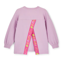 Load image into Gallery viewer, Bonini SS26 Logo SWEATSHIRT with Tape detail Lilac Bloom 608 Groove