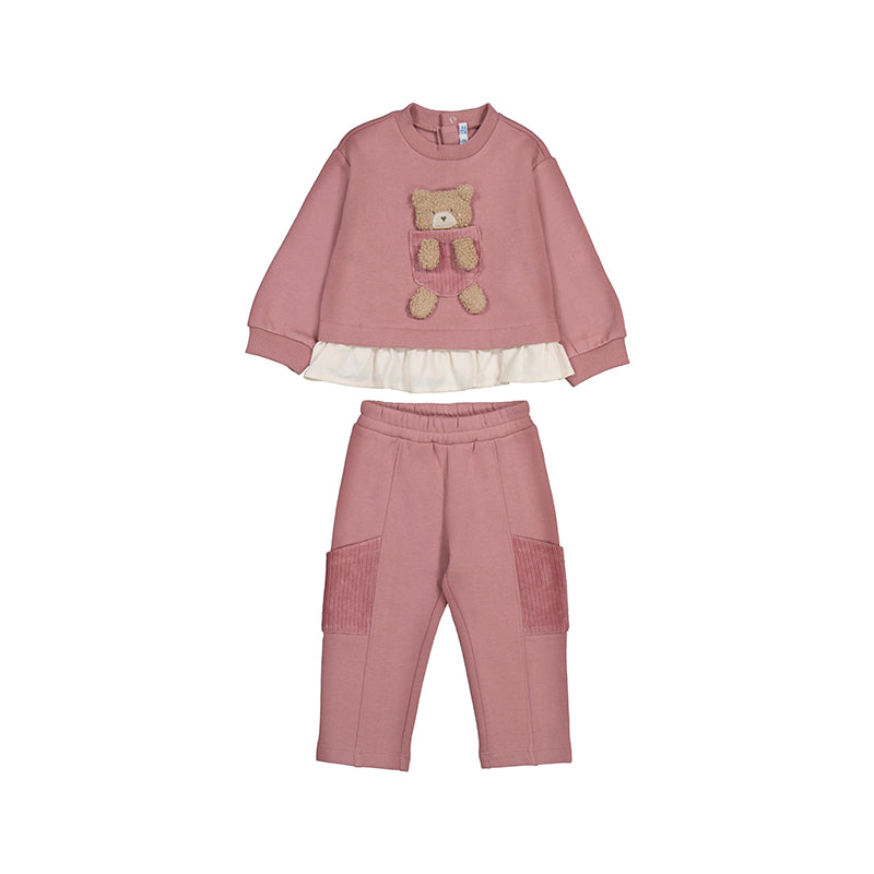 Mayoral AW25 Baby Girl Tracksuit 2843 Orchid