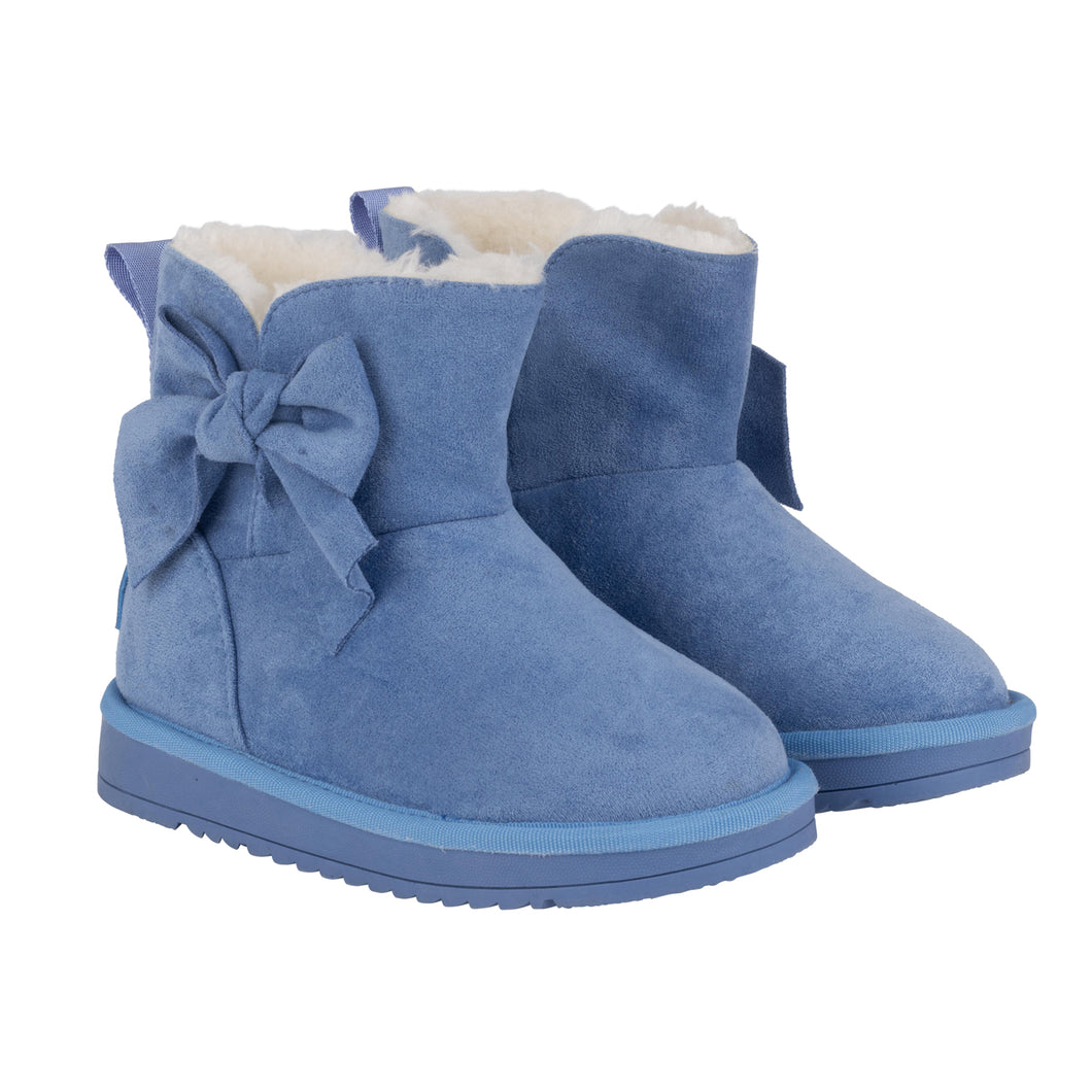 ADee AW24 BOWTIFUL 104 Bow Ugg Boot Iced Blue