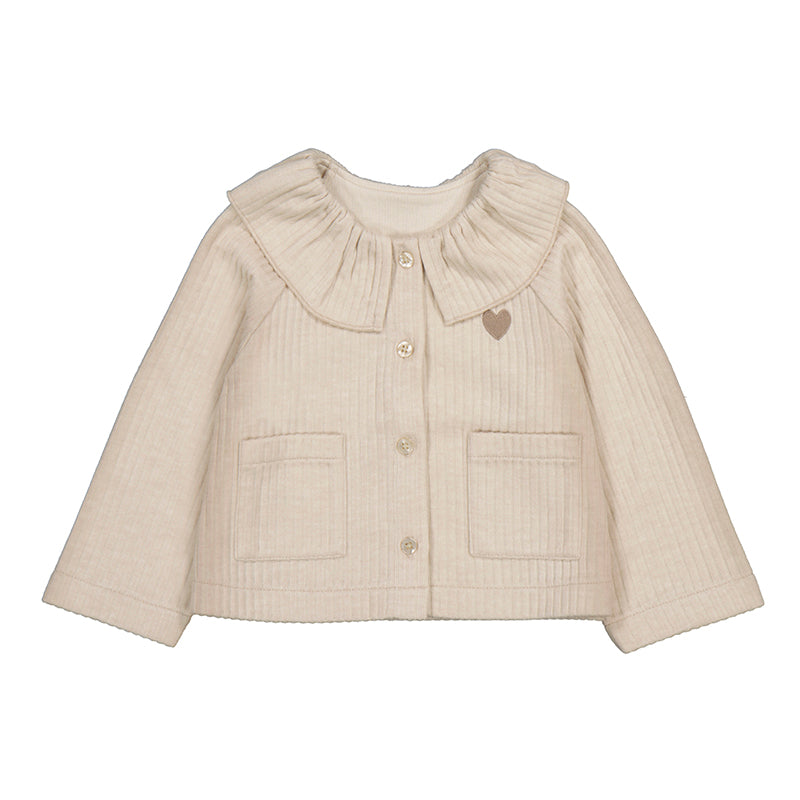 Mayoral AW25 Knit Jacket / Cardigan 2431 Sand