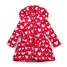 Load image into Gallery viewer, ADee AW25 Heart Print Bow Jacket 202 Lauren Red