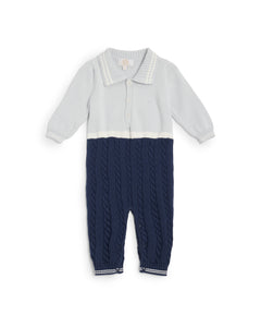 Caramelo Kids AW25 Knitted ALL IN ONE 2050182 Sky