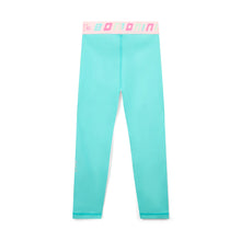 Load image into Gallery viewer, Bonini SS26 Tape Detail Sport Leggings 612 Inspire Aruba Blue