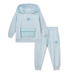 Mitch & Son AW25 Hoody Tracksuit with Nylon Pocket 407 Julian Sky Blue