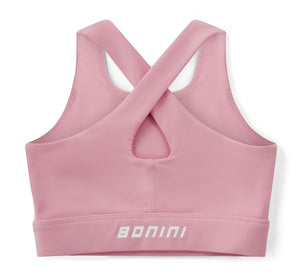 Bonini AW25 Crop Sport Top Peony Pink Aspire 004