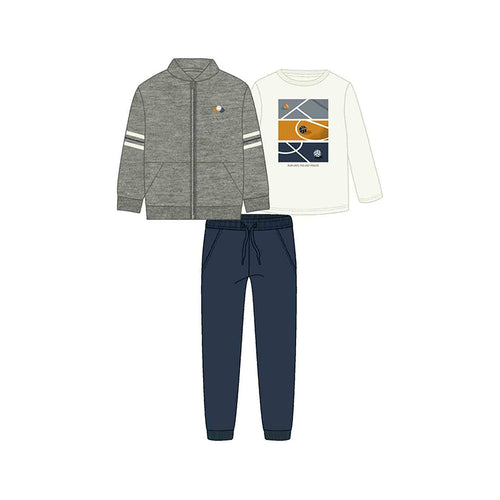 Mayoral AW24 3 Piece Tracksuit Anchor 4880 Mini Boy