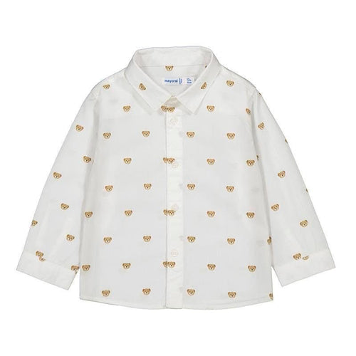 Mayoral AW25 Baby Boy Bear Shirt  2107