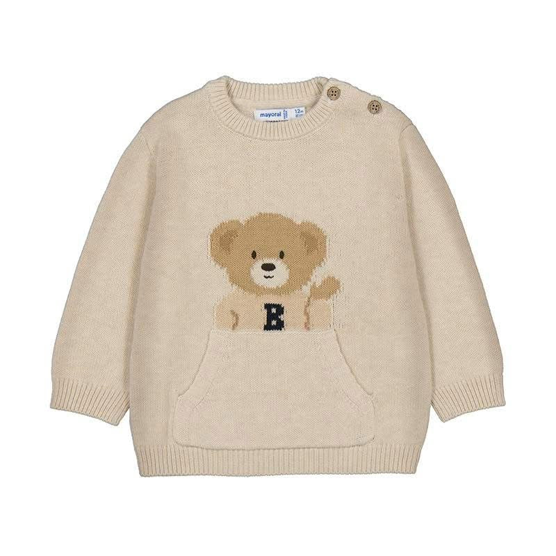 Mayoral AW25  Boys Oversized Jumper 2341 Oat