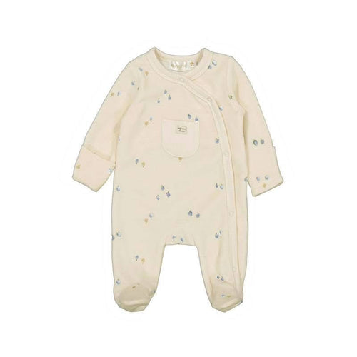 Mayoral AW25 Velour Onesie cream sky 2729