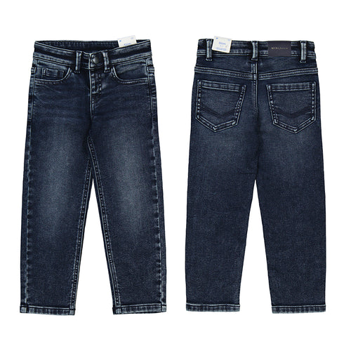 Mayoral AW25 Mini Boys Blue Black Denim Jeans 4571