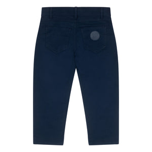 Mitch & Son AW24 Twill Trousers BYRON 517 Dark Navy