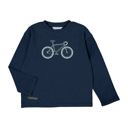 Mayoral AW24 Long Sleeved T-Shirt 4045 Navy Mini Boy