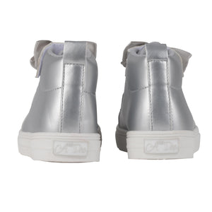 ADee AW24 Bow High Top 103 BOWTIQUE SILVER