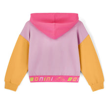 Load image into Gallery viewer, Bonini SS26 Colourblock Logo Zipper 611 Vibe Lilac Bloom