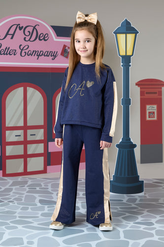 ADee AW24 BOW Tracksuit 511 Rachel Dark Navy