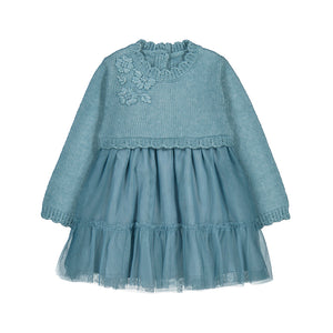 Mayoral AW25 BABY Girl Dress 2905 Blue