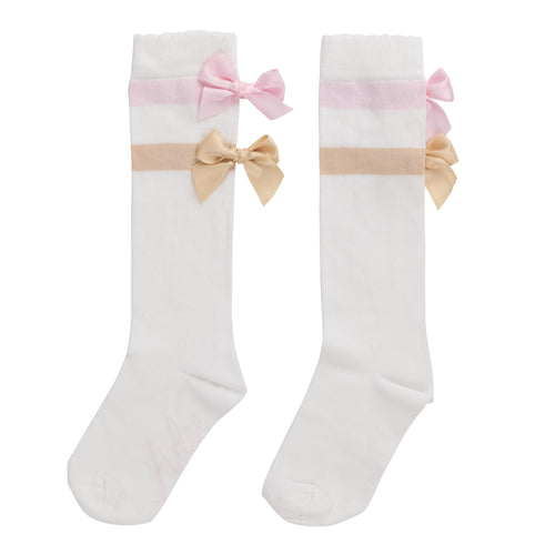 ADee AW24 Bow Knee High Socks 939 Sissy