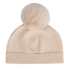 Load image into Gallery viewer, ADee AW24 Knitted Pom Pom Teddy Hat 925 Sabrina