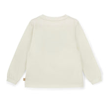 Load image into Gallery viewer, Mitch &amp; Son Junior AW25 Logo Long Sleeve Top 615 Lewis Snow White