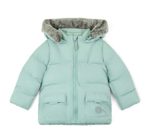 Mitch & Son AW25 Fur Trimmer Padded Jacket 401 Jack Icy Jade