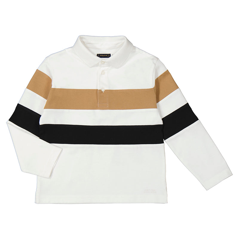 Mayoral AW24 Cream Polo  4103 Mini Boy