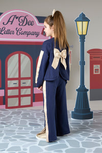 ADee AW24 BOW Tracksuit 511 Rachel Dark Navy