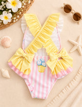 Load image into Gallery viewer, Meia Pata girls swimsuit