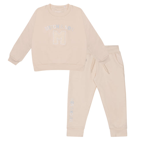 Mitch & Son AW24 Loopy Badge Crewneck Tracksuit Addy 407