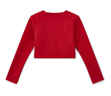 Load image into Gallery viewer, Bonini AW25 Long Sleeve Sport Top Vibrant Red Aspire 009