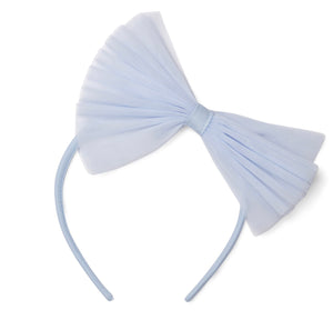 ADee AW25 Tulle Bow Hairband 928 Lennon Powder Blue